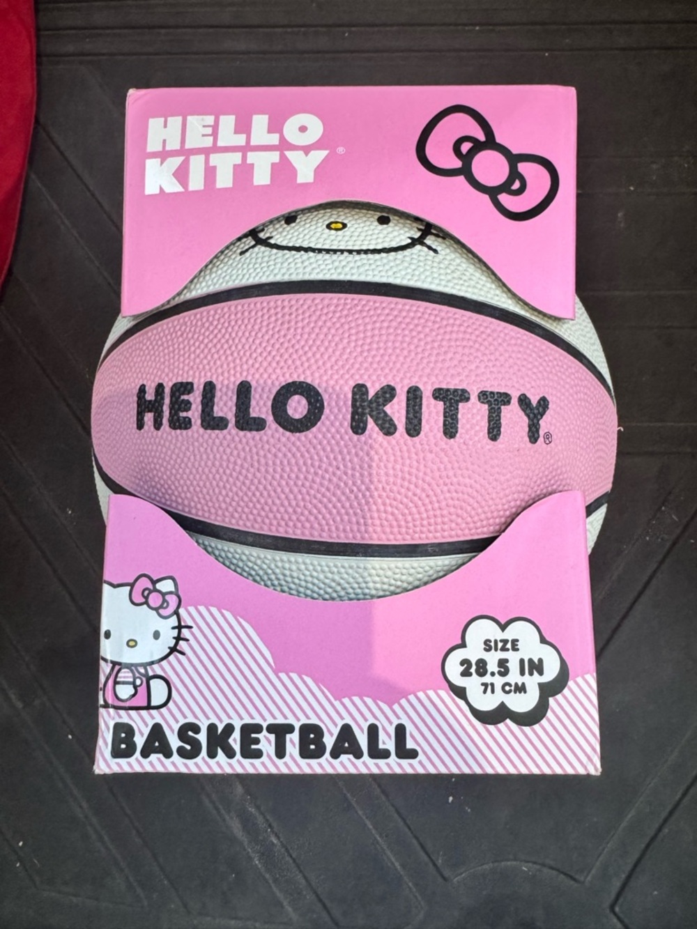 Hello Kitty Basketball Pink White 28.5in NEW In Box!